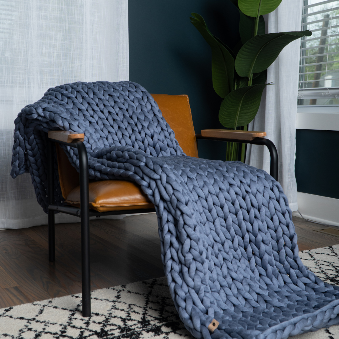 Chunky Knit Throw